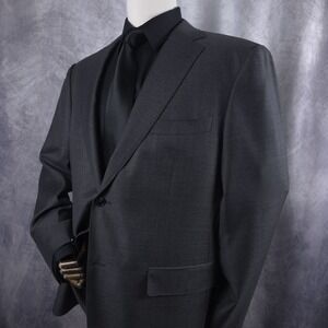 SuitSupply Napoli Blazer 56/US 46 Gray Perennial Vitale Barberis Canonico Wool